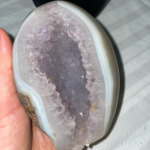Druzy Orca Agate Cave | Purple - Picture 5 of 9